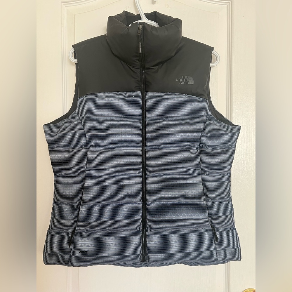 The northface black puffer vest with 700 fill- size M - excellent condition
